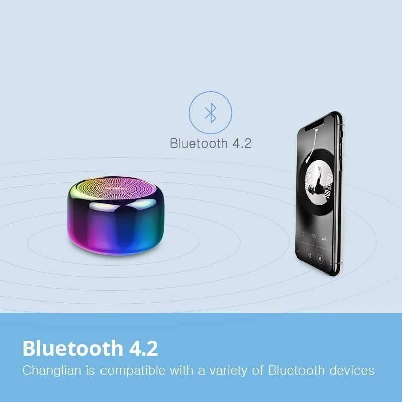 Tragbarer Bluetooth-Lautsprecher Mifa I8, eingebautes Mikrofon, Gehäuse aus Aluminiumlegierung, Mini-Lautsprecher, kabelloser Bluetooth 4.2 MP3-Musik-Player (mehrfarbig)