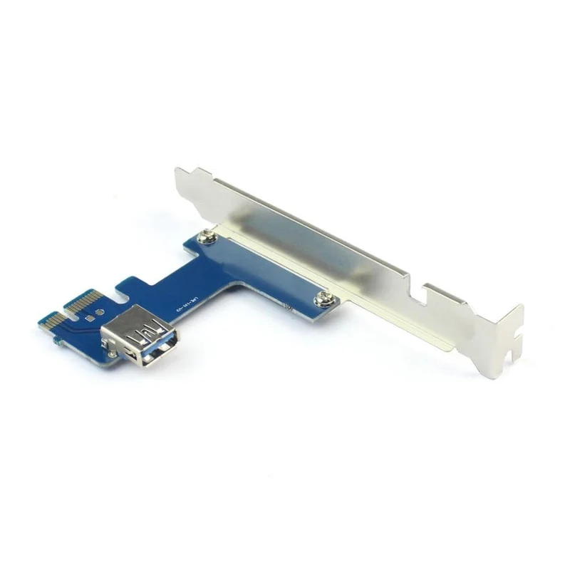 XT-XINTE PCIe-Riser-Karte PCI Express 1 bis 4 PCIE 1X-Steckplatz Mini-ITX für externe 4 PCI-e-Steckplatzadapterplatine PCIe-Multiplikator-Karte