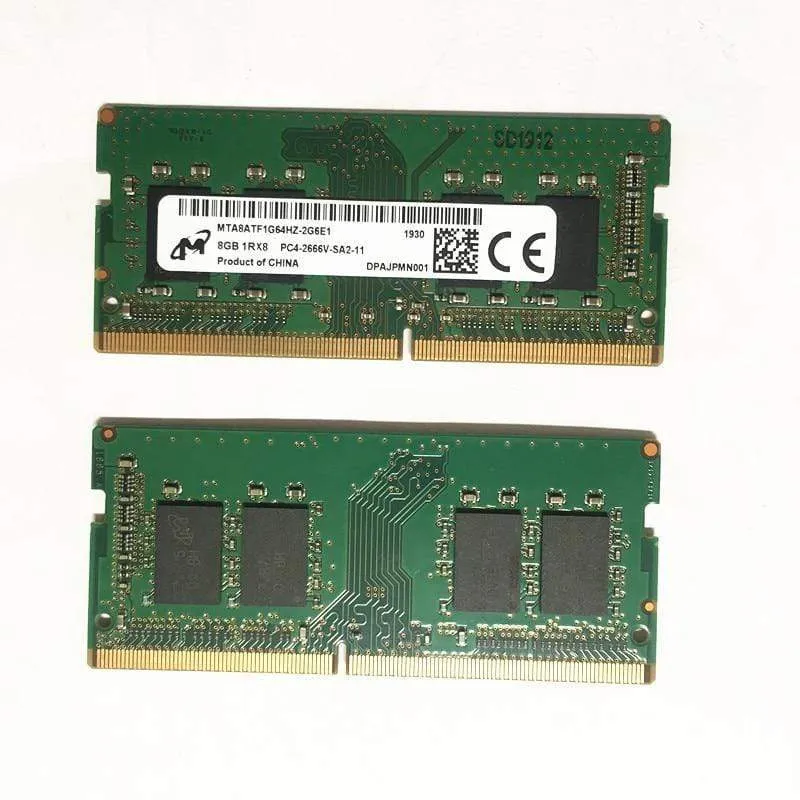 DDR4 8 GB 2666 MHz RAM 8 GB 1RX8 PC4-2666V-SA2-11 DDR4 2666 8 GB Laptop-Speicher