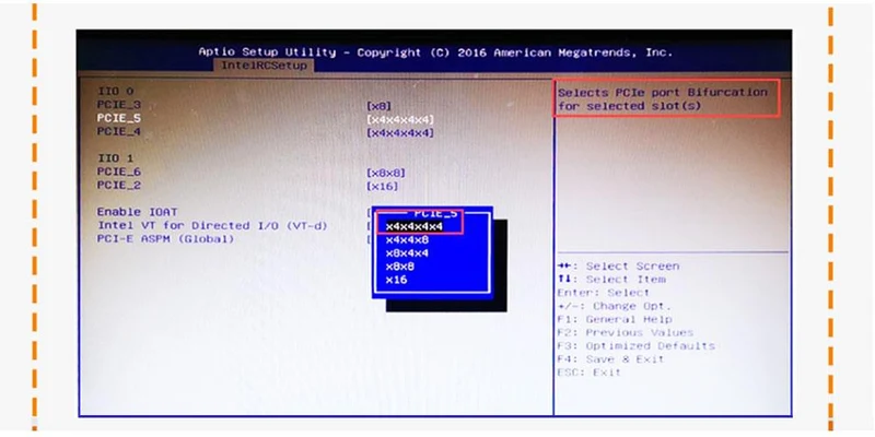 ANU04PE16 NVMe-Controller SFF8643-SFF8639 4-Port PCIe3.0 X16 SSD Exp Riser (nicht mit Kabeln, unterstützt nicht LSI 8643*2 bis 8639*2 ）