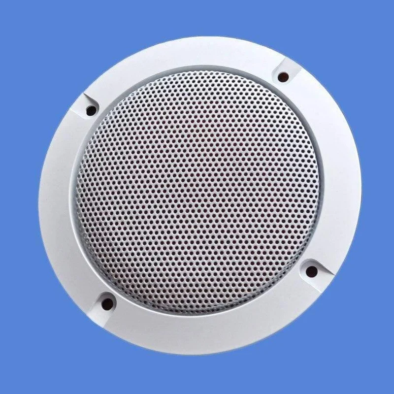 Für 3 "/ 4" / 5 "/ 6.5" / 8 "/ 10" Car-Audio-Lautsprecher-Konvertierung Netzabdeckung Dekorativer Kreis Metallgitter-Gitterschutz #Weiß