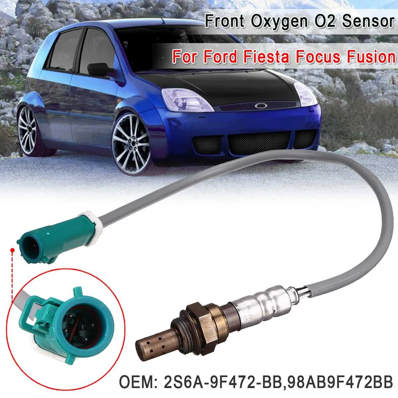 48cm Vorne Sauerstoff O2 Sensor Für Ford Cougar für Fiesta MK4 MK5 Fokus Fusion für Jaguar für Mazda 2S6A-9F472-BB 98AB9F472BB