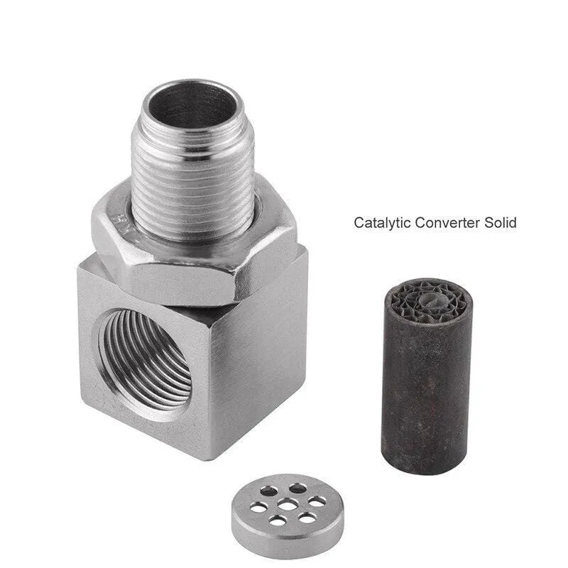 Universal Oxygen Sensor Extender 90 Grad 02 Spundverlängerung Katalysator O2 Sauerstoffsensor Spacer