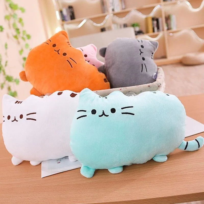 Nette Katze Plüsch Kissen Kätzchen Kissen Weiche bunte gefüllte Spielzeug Anhänger Puppe Haushaltswaren Geschenke für Freundin