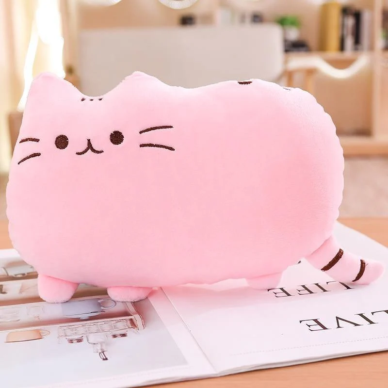 Nette Katze Plüsch Kissen Kätzchen Kissen Weiche bunte gefüllte Spielzeug Anhänger Puppe Haushaltswaren Geschenke für Freundin