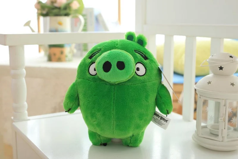 Angry Red Bird Chuck Bomb Bad Piggies Plüschtier Anime-Figuren Stofftier Weihnachtsgeschenke für Kinder Kindergeburtstagsgeschenk