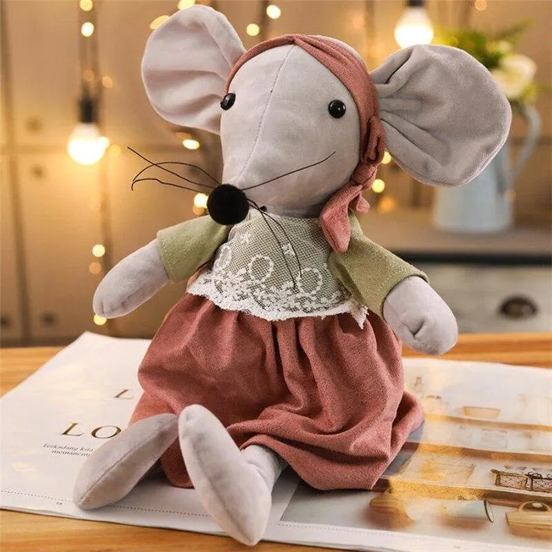 42CM süße Ballett Maus Plüsch Spielzeug schöne Dressing Tuch Tier Maus Puppen gefüllt weiche Baby Spielzeug Geburtstag Weihnachten Geschenke