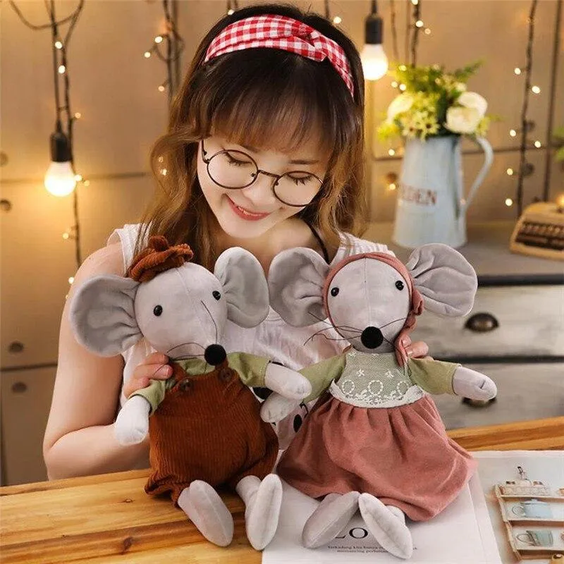 42CM süße Ballett Maus Plüsch Spielzeug schöne Dressing Tuch Tier Maus Puppen gefüllt weiche Baby Spielzeug Geburtstag Weihnachten Geschenke