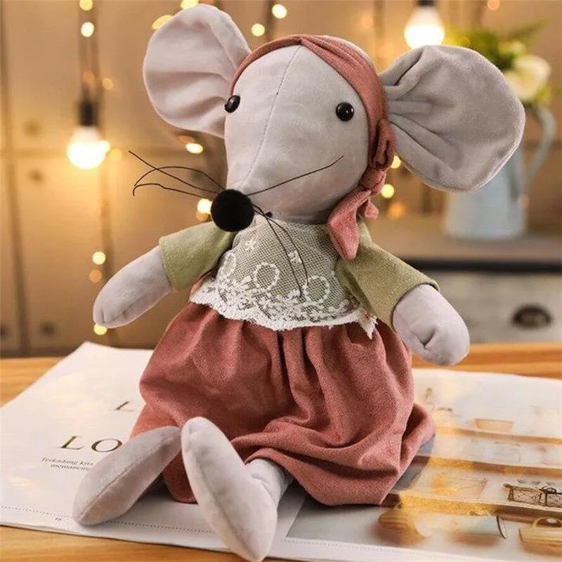 42CM süße Ballett Maus Plüsch Spielzeug schöne Dressing Tuch Tier Maus Puppen gefüllt weiche Baby Spielzeug Geburtstag Weihnachten Geschenke