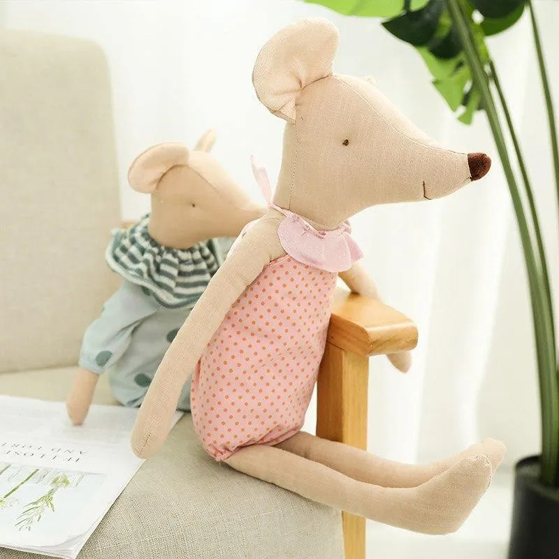 Kawaii Maus Plüschtier Niedliche Mäuse Gefüllte Puppen Tiere Plüschtier Weiche Mauspuppe Baby Schlafspielzeug Stoff für Kinder Geburtstagsgeschenk