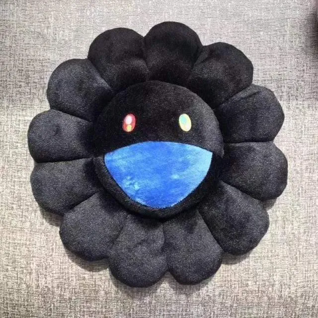 40cm-60cm Sonnenblumenkissen Weiche Blume Gefüllte Puppe Kawaii Kaikai Kiki Buntes Plüschtierkissen Geschenk Sonnenblumenkissen