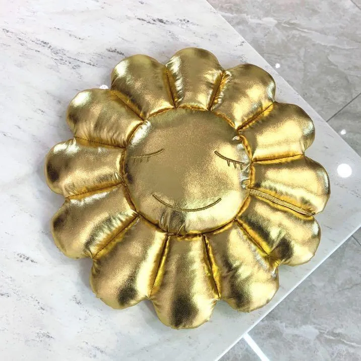 40cm-60cm Sonnenblumenkissen Weiche Blume Gefüllte Puppe Kawaii Kaikai Kiki Buntes Plüschtierkissen Geschenk Sonnenblumenkissen