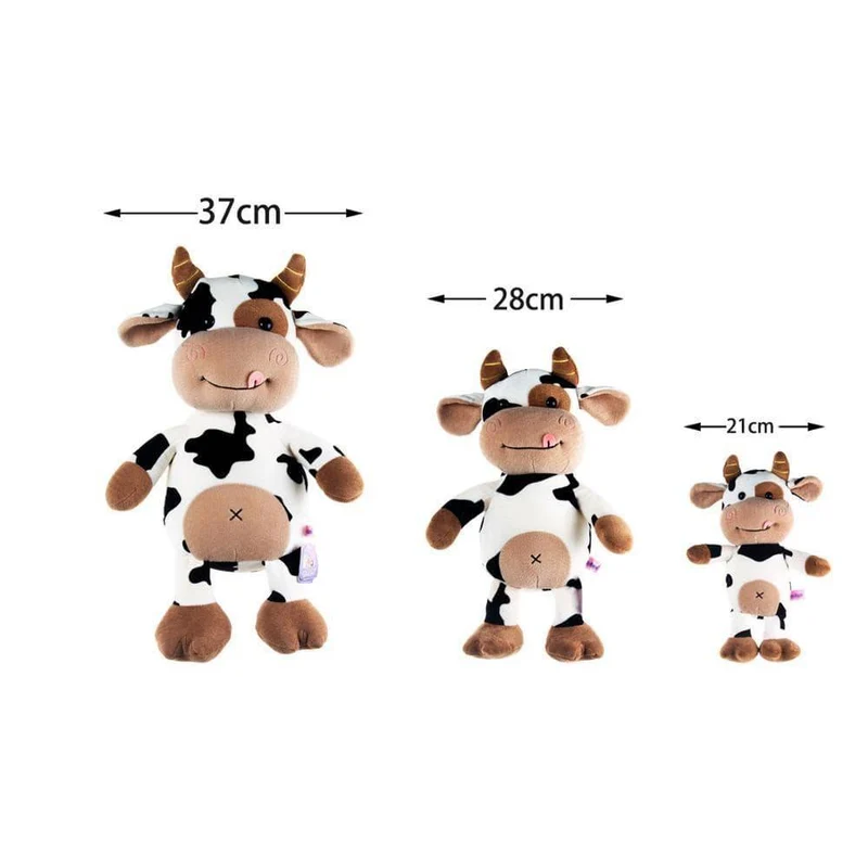 2020 neue Nette Tier Cartoon Kühe Gefüllte Plüsch Spielzeug Kawaii Rinder Komfortable Weiche Spielzeug Kinder Geburtstag Präsentieren Weihnachten Geschenk