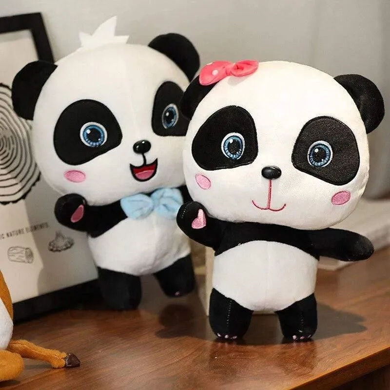 22/30/50 cm BabyBus Niedliche Panda Plüschtiere Hobbies Cartoon Tier Stofftier Puppen für Kinder Jungen Baby Geburtstag Weihnachtsgeschenk