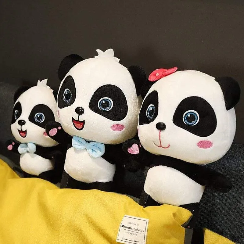22/30/50 cm BabyBus Niedliche Panda Plüschtiere Hobbies Cartoon Tier Stofftier Puppen für Kinder Jungen Baby Geburtstag Weihnachtsgeschenk