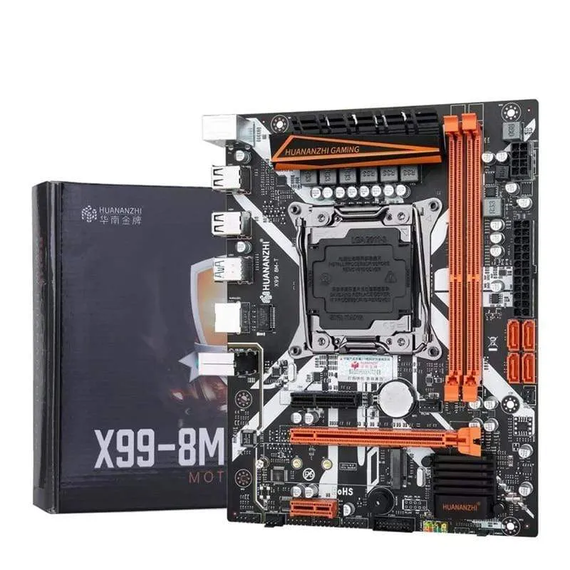 X99-8M-T Motherboard unterstützt Intel XEON E5 X99 LGA2011-3 alle Serien DDR3 RECC NON-ECC Speicher NVME USB3.0 SATA MATX
