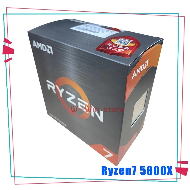 AMD Ryzen 7 5800X R7 5800X 3.8 GHz Achtkern-105-Gewinde-3-W-CPU-Prozessor L32 = 100M 000000063-4 Sockel AMXNUMX ohne Lüfter