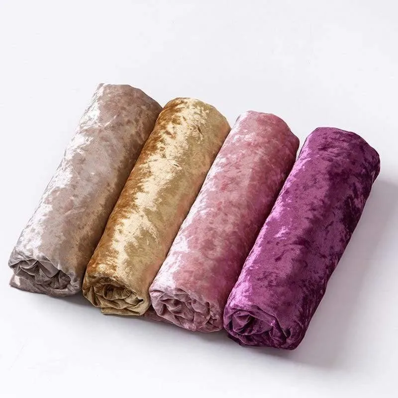 Gold Samt Diamant Glanz Stoff für Kleid Stretch sanfte dünne Flanell Tuch Diy Kleidung Shirt Nähen handgemachte Patchwork