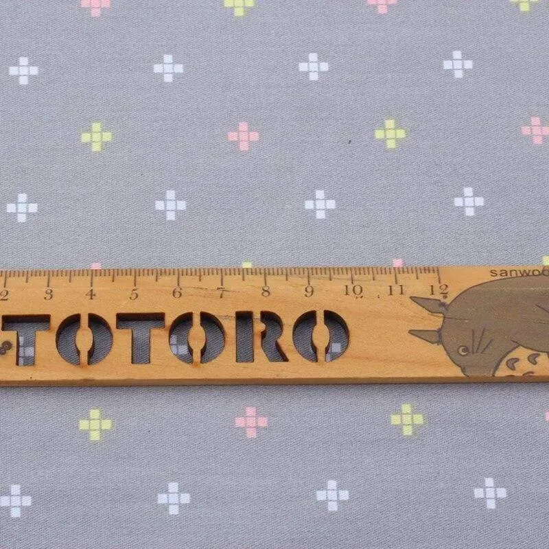 Shuanshuo 8 Stück/Lot, graue geometrische Serie, bedruckter Twill-Baumwollstoff, Patchwork-Stoff für DIY Nähen, Quilten, Baby- und Kindermaterial