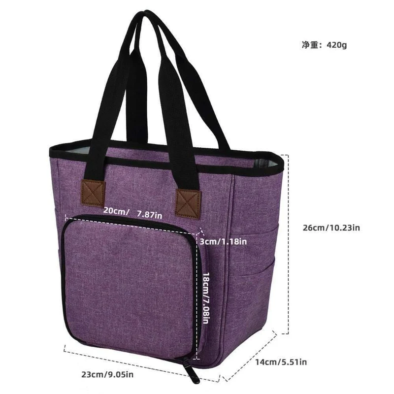 Strick Aufbewahrungstasche Garn Wolle Einkaufstasche Für Häkelnadel Stricknadeln Craft Garn Tasche Nähwerkzeuge Zubehör Organizer Fall