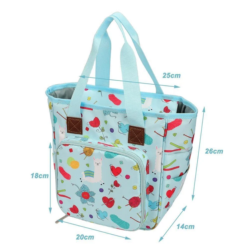 Strick Aufbewahrungstasche Garn Wolle Einkaufstasche Für Häkelnadel Stricknadeln Craft Garn Tasche Nähwerkzeuge Zubehör Organizer Fall