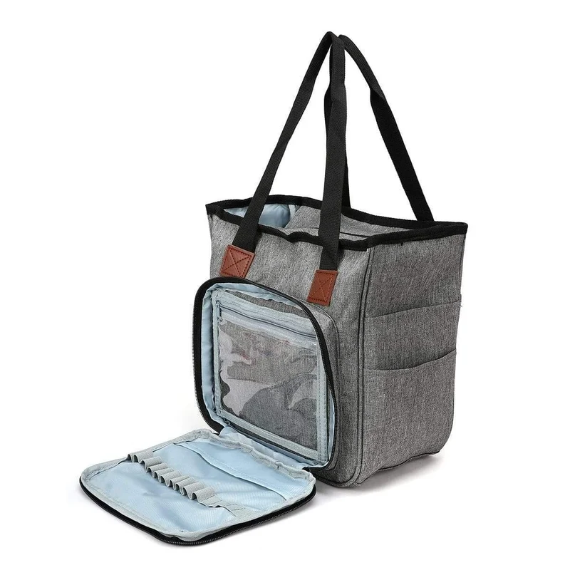 Strick Aufbewahrungstasche Garn Wolle Einkaufstasche Für Häkelnadel Stricknadeln Craft Garn Tasche Nähwerkzeuge Zubehör Organizer Fall