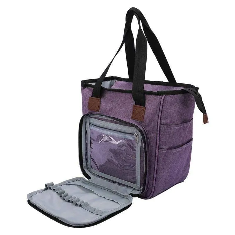 Strick Aufbewahrungstasche Garn Wolle Einkaufstasche Für Häkelnadel Stricknadeln Craft Garn Tasche Nähwerkzeuge Zubehör Organizer Fall