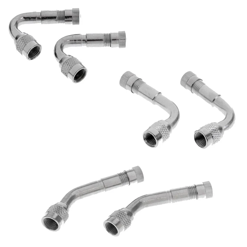 2 x Ventilschaftadapter 45, 90, 135 Grad Ventilverlängerung Auto Electrombile Tire Valve Extender Fahrradteile