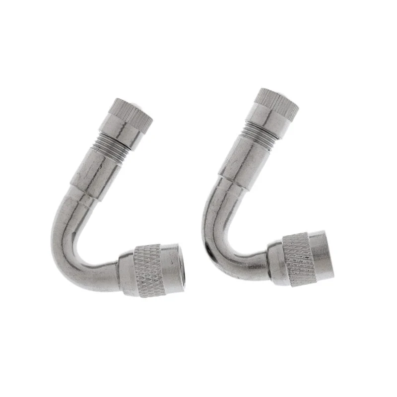 2 x Ventilschaftadapter 45, 90, 135 Grad Ventilverlängerung Auto Electrombile Tire Valve Extender Fahrradteile