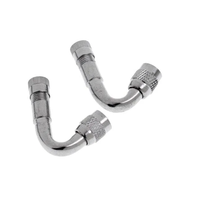 2 x Ventilschaftadapter 45, 90, 135 Grad Ventilverlängerung Auto Electrombile Tire Valve Extender Fahrradteile