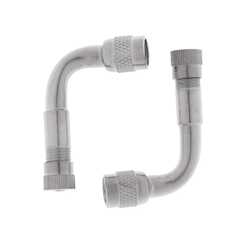 2 x Ventilschaftadapter 45, 90, 135 Grad Ventilverlängerung Auto Electrombile Tire Valve Extender Fahrradteile