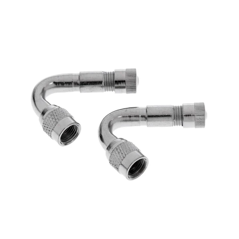 2 x Ventilschaftadapter 45, 90, 135 Grad Ventilverlängerung Auto Electrombile Tire Valve Extender Fahrradteile
