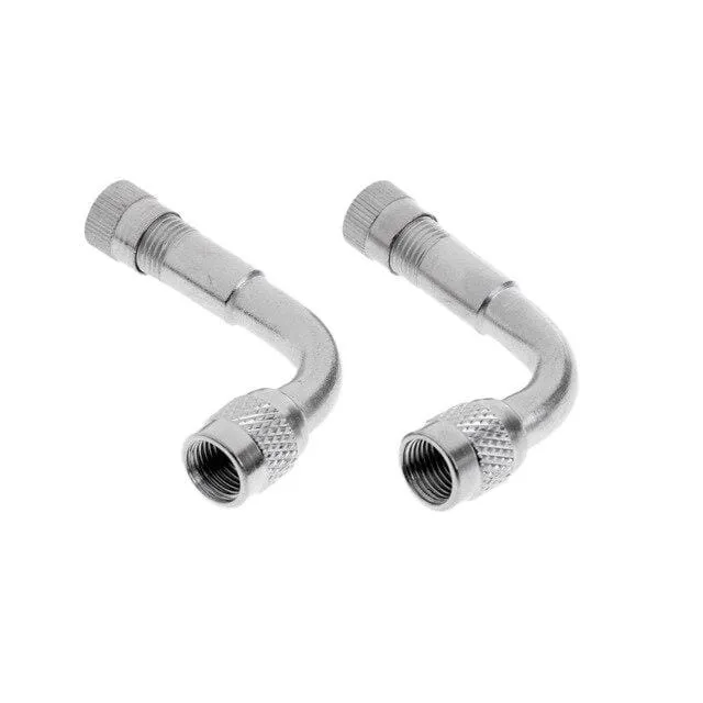 2 x Ventilschaftadapter 45, 90, 135 Grad Ventilverlängerung Auto Electrombile Tire Valve Extender Fahrradteile
