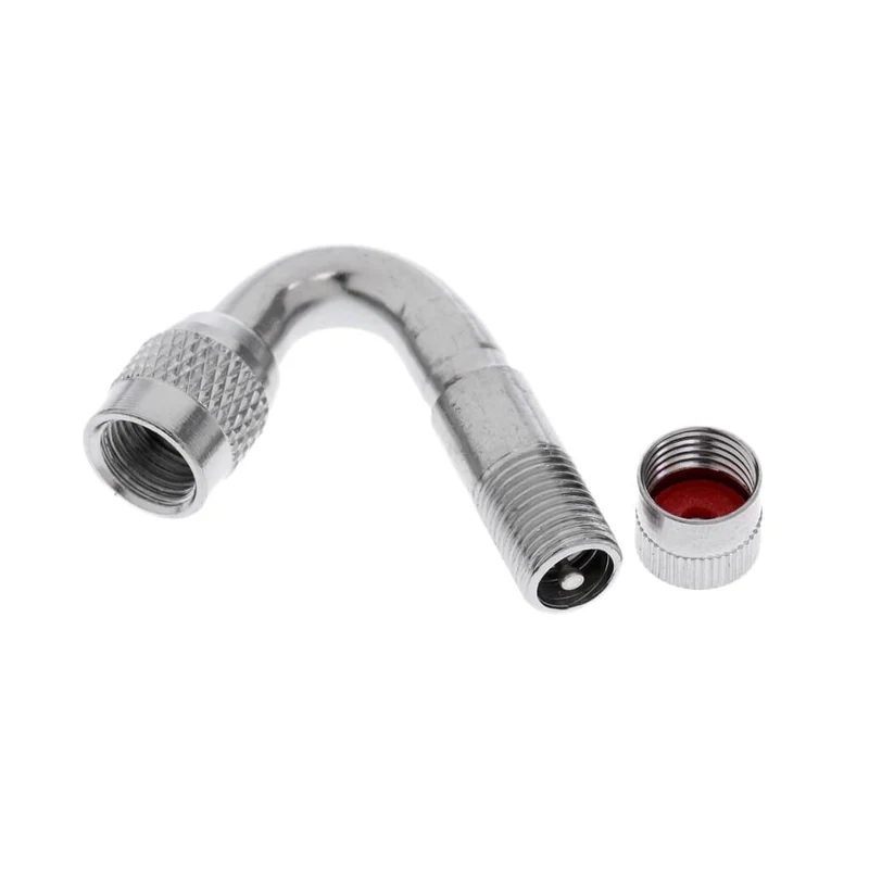 2 x Ventilschaftadapter 45, 90, 135 Grad Ventilverlängerung Auto Electrombile Tire Valve Extender Fahrradteile