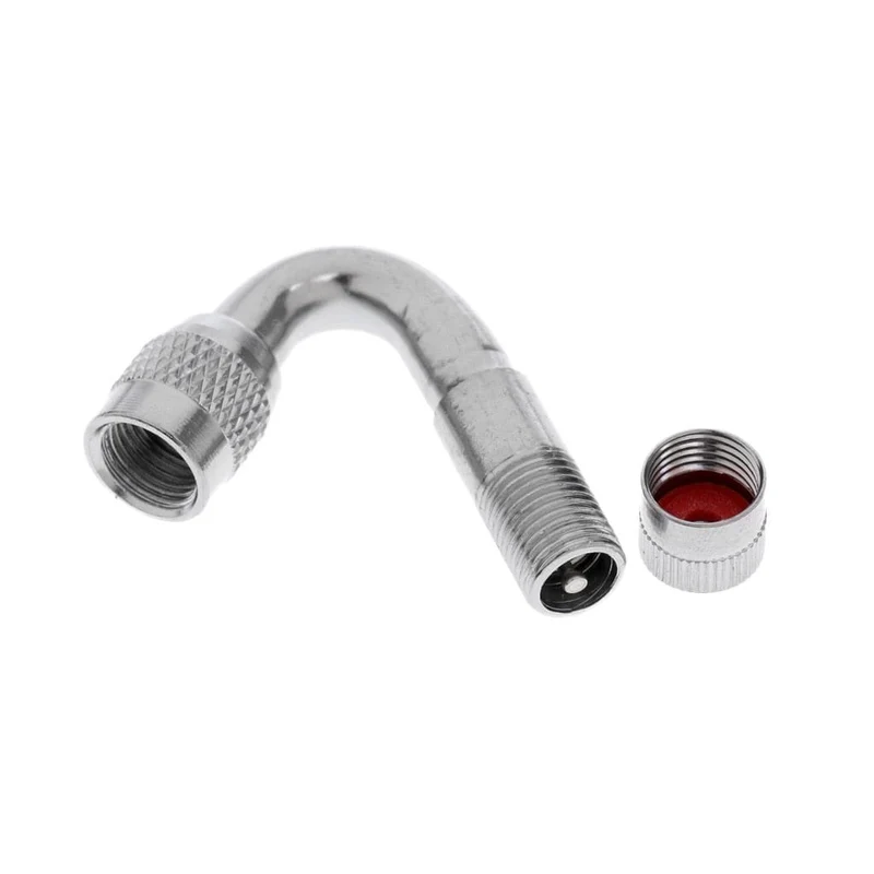 2 x Ventilschaftadapter 45, 90, 135 Grad Ventilverlängerung Auto Electrombile Tire Valve Extender Fahrradteile