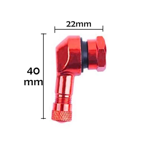 2 stücke 90 Grad CNC Motorrad Felge Reifen Rad Tubeless Ventil Vorbauten Für Felge Rad Teile Zubehör Waren