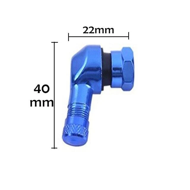 2 stücke 90 Grad CNC Motorrad Felge Reifen Rad Tubeless Ventil Vorbauten Für Felge Rad Teile Zubehör Waren
