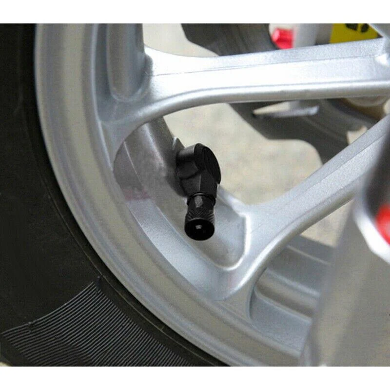 2 stücke 90 Grad CNC Motorrad Felge Reifen Rad Tubeless Ventil Vorbauten Für Felge Rad Teile Zubehör Waren