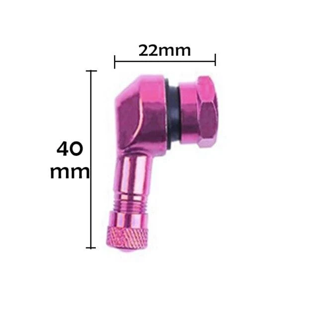 2 stücke 90 Grad CNC Motorrad Felge Reifen Rad Tubeless Ventil Vorbauten Für Felge Rad Teile Zubehör Waren