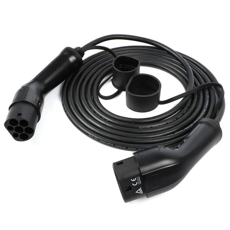 22 kW Typ 2 bis Typ 2 EV-Ladegerät für Elektrofahrzeuge IEC 62196 EV-Ladekabel 32a einphasiges dreiphasiges EVSE-Kit