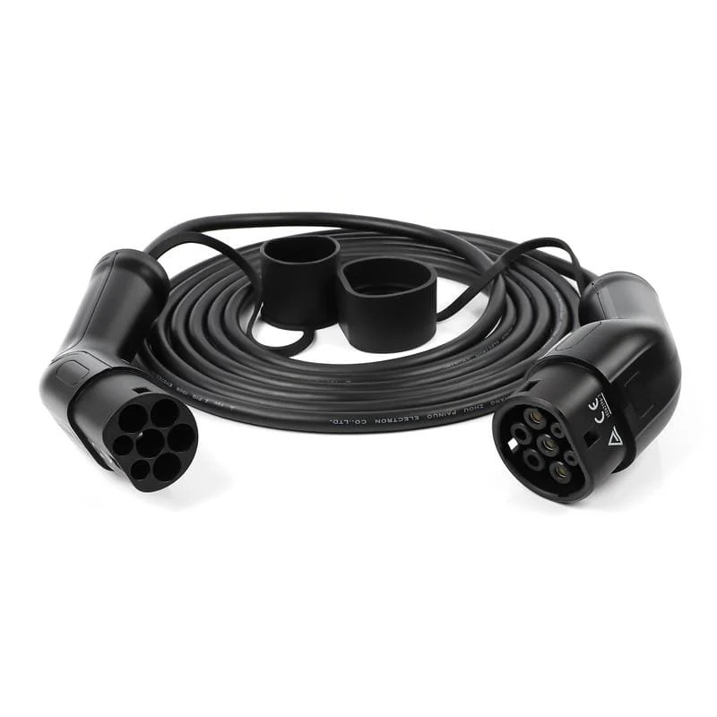 22 kW Typ 2 bis Typ 2 EV-Ladegerät für Elektrofahrzeuge IEC 62196 EV-Ladekabel 32a einphasiges dreiphasiges EVSE-Kit