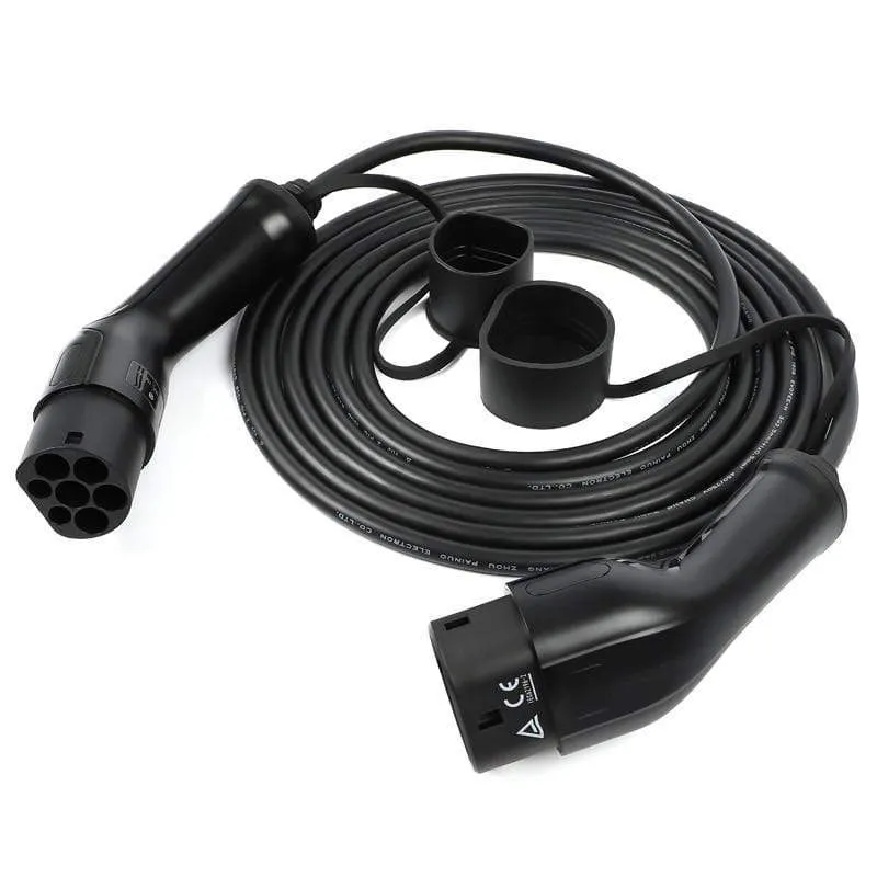 22 kW Typ 2 bis Typ 2 EV-Ladegerät für Elektrofahrzeuge IEC 62196 EV-Ladekabel 32a einphasiges dreiphasiges EVSE-Kit