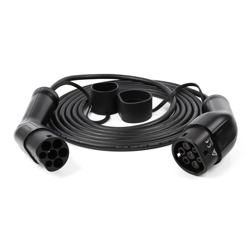 22 kW Typ 2 bis Typ 2 EV-Ladegerät für Elektrofahrzeuge IEC 62196 EV-Ladekabel 32a einphasiges dreiphasiges EVSE-Kit