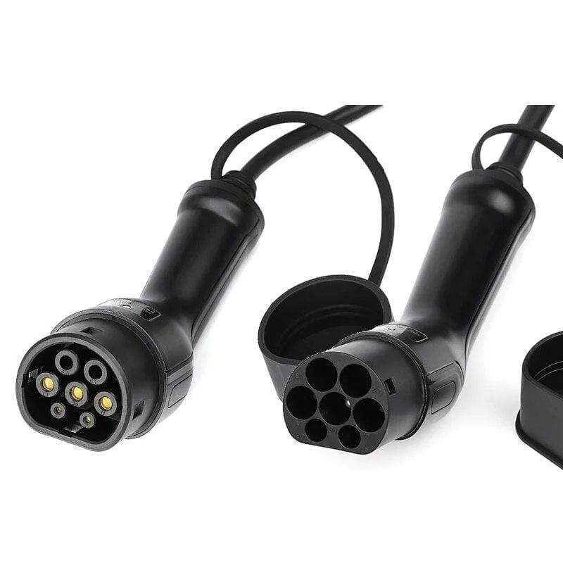 22 kW Typ 2 bis Typ 2 EV-Ladegerät für Elektrofahrzeuge IEC 62196 EV-Ladekabel 32a einphasiges dreiphasiges EVSE-Kit