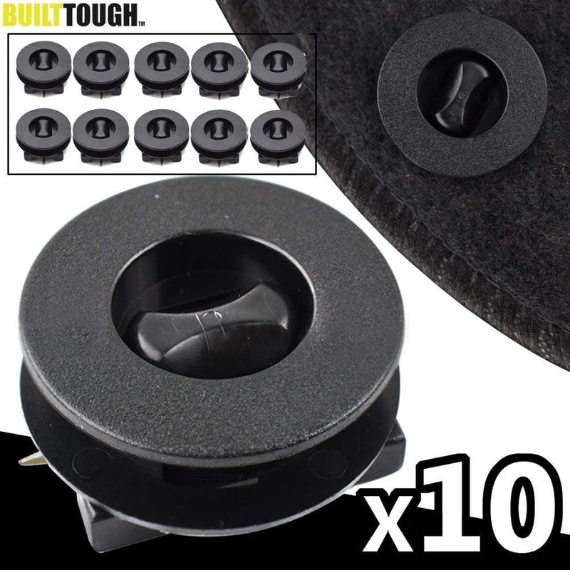 Universal Auto Boden Matte Verschluss Twist Lock Clips Teppich Befestigung Klemmen Schnallen Haken Boden Halter Ärmeln 10X Auto Zubehör