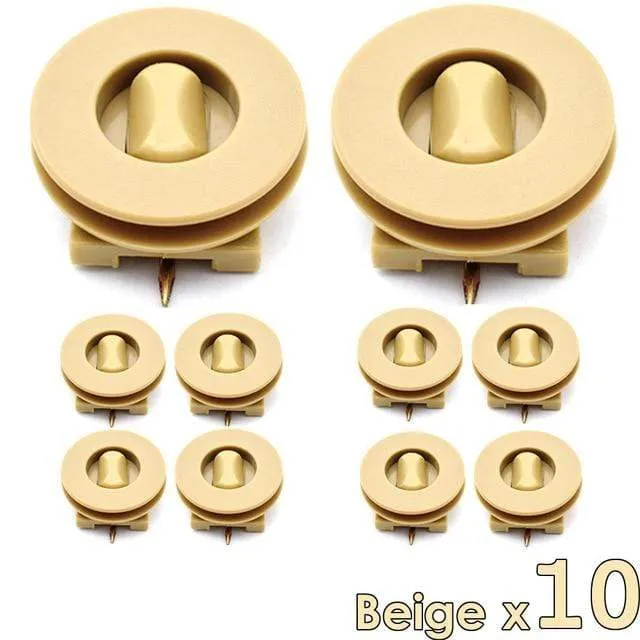 Universal Auto Boden Matte Verschluss Twist Lock Clips Teppich Befestigung Klemmen Schnallen Haken Boden Halter Ärmeln 10X Auto Zubehör