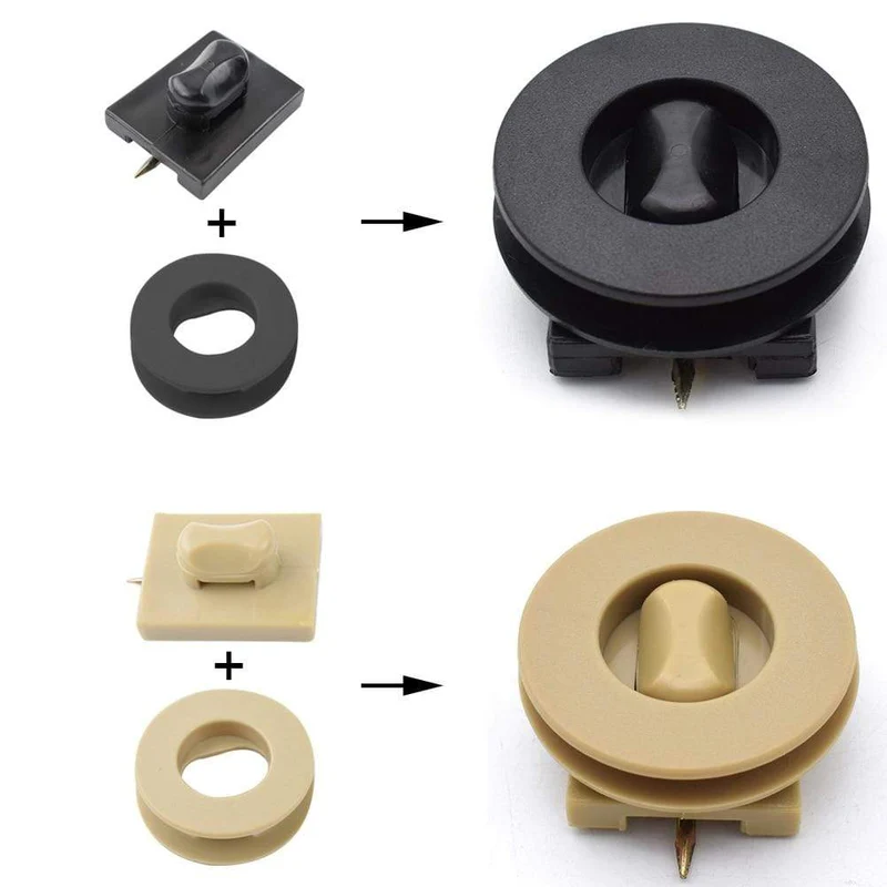 Universal Auto Boden Matte Verschluss Twist Lock Clips Teppich Befestigung Klemmen Schnallen Haken Boden Halter Ärmeln 10X Auto Zubehör