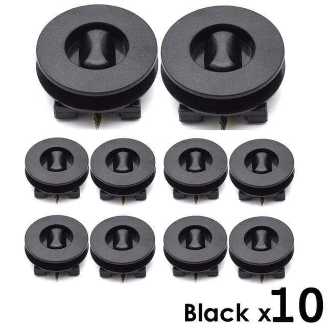 Universal Auto Boden Matte Verschluss Twist Lock Clips Teppich Befestigung Klemmen Schnallen Haken Boden Halter Ärmeln 10X Auto Zubehör