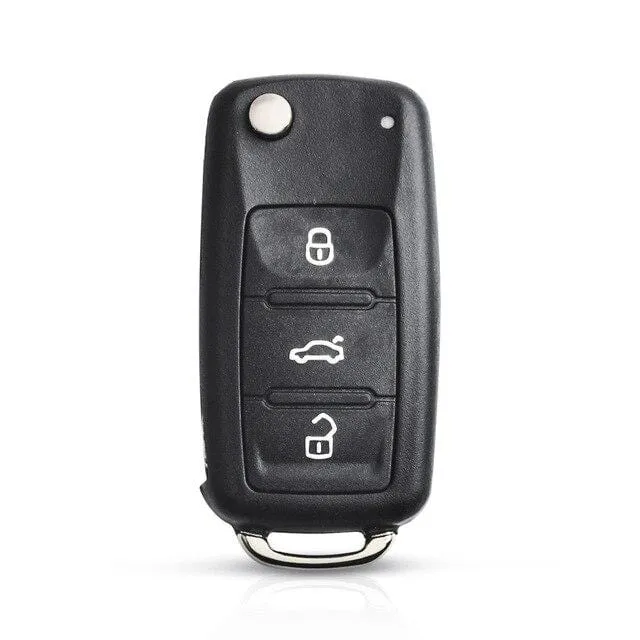 3 Tasten für VW Volkswagen Tiguan Golf Sagitar Polo MK6 Flip Fob Remote Folding Key Shell Uncut Blade