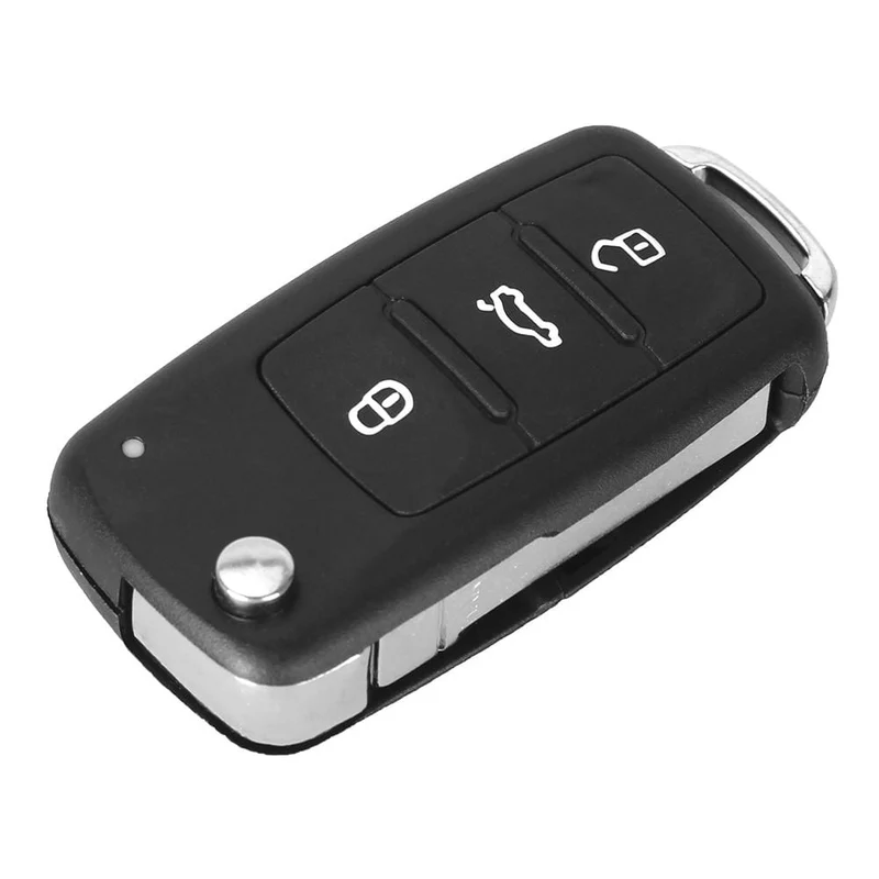 3 Tasten für VW Volkswagen Tiguan Golf Sagitar Polo MK6 Flip Fob Remote Folding Key Shell Uncut Blade